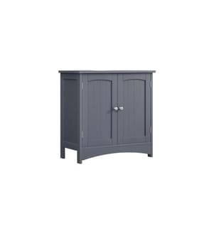 VASAGLE - Meuble sous lavabo avec 2 portes 60 x 60 cm, Gris