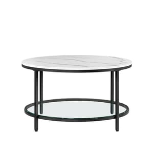 VASAGLE - Couchtisch 80 x 44.5 cm, Schwarz/Grau