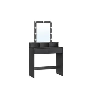 VASAGLE - Schminktisch mit LED-Beleuchtung 80 x 40 x 145 cm