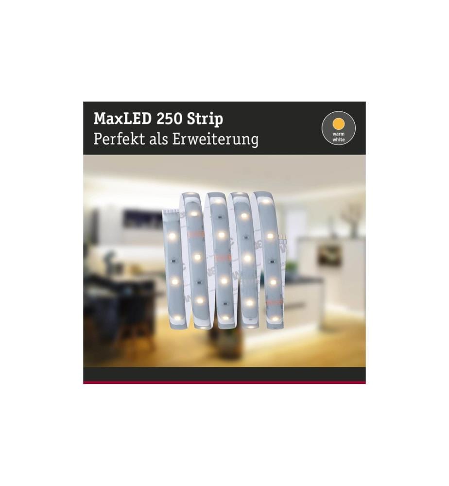 PAULMANN - Ruban à LED MaxLED 250 2700 K, 1 m Extension