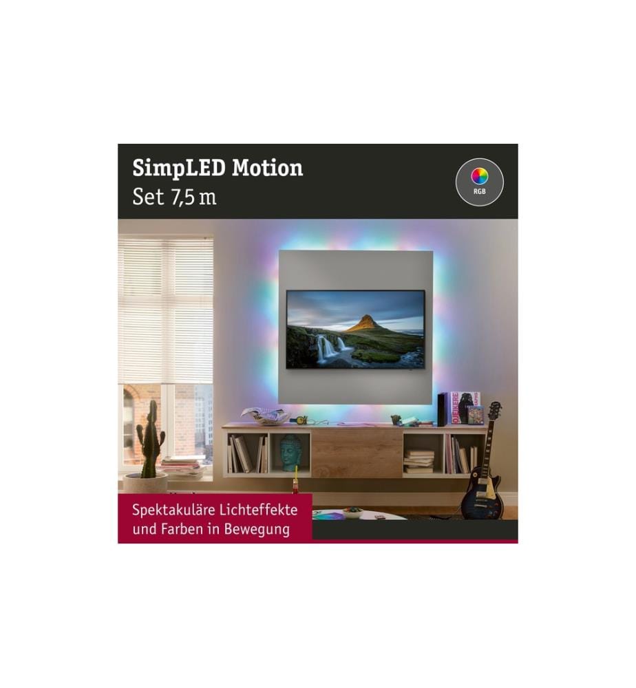 PAULMANN - LED-Stripe SimpLED Motion RGB, 7.5 m Set