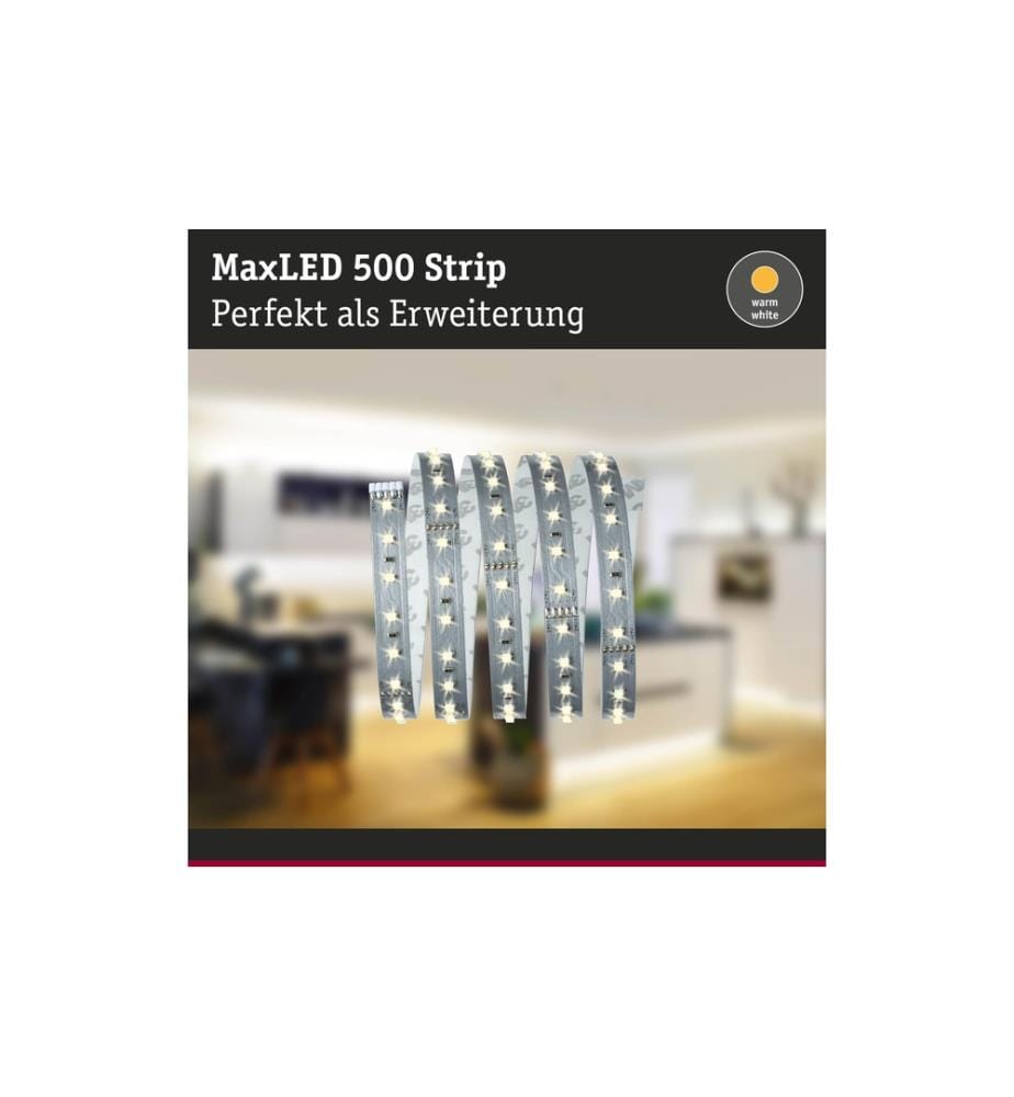 PAULMANN - LED-Stripe MaxLED 500 2700 K, 1 m Verlängerung