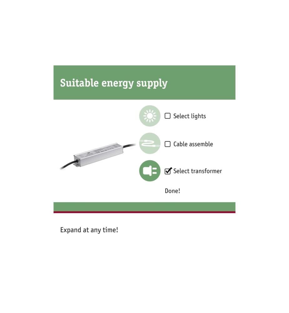 PAULMANN - Transformateur Plug & Shine 150 W IP67