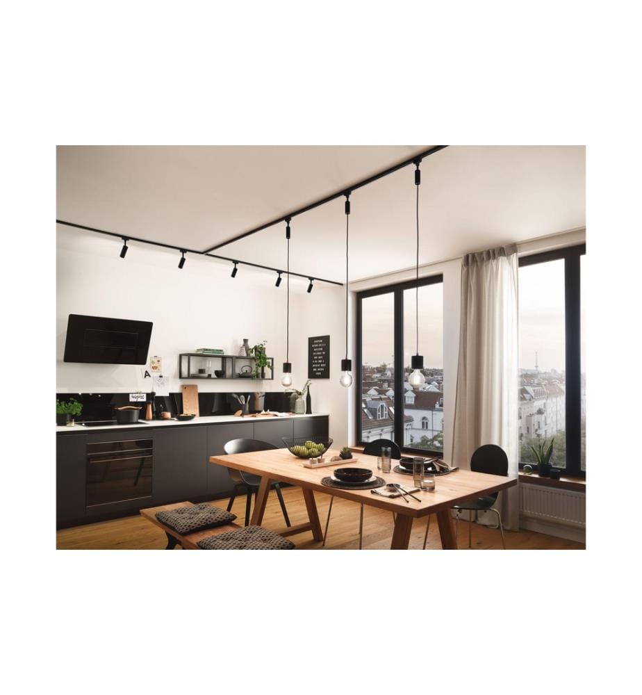 PAULMANN - Rail URail Light & Easy, 100 cm, Noir