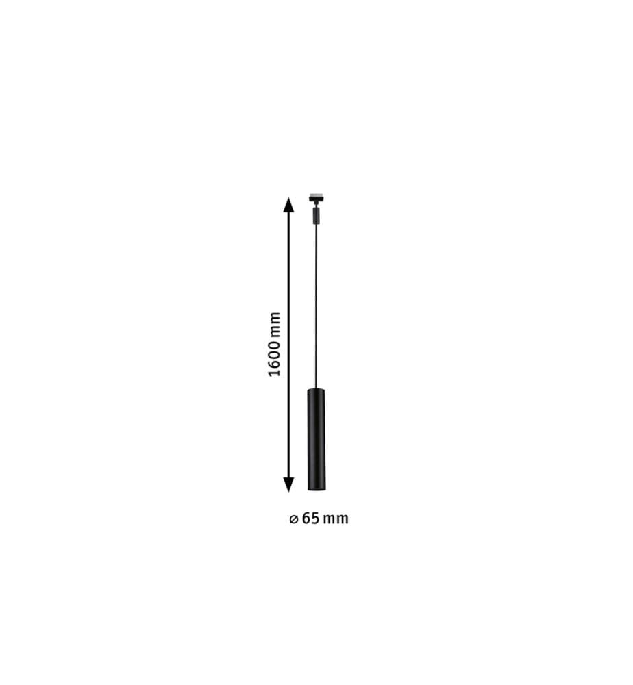 PAULMANN - Lampe suspendue URail Catalejo, 1 x GU10, 10 W, noir