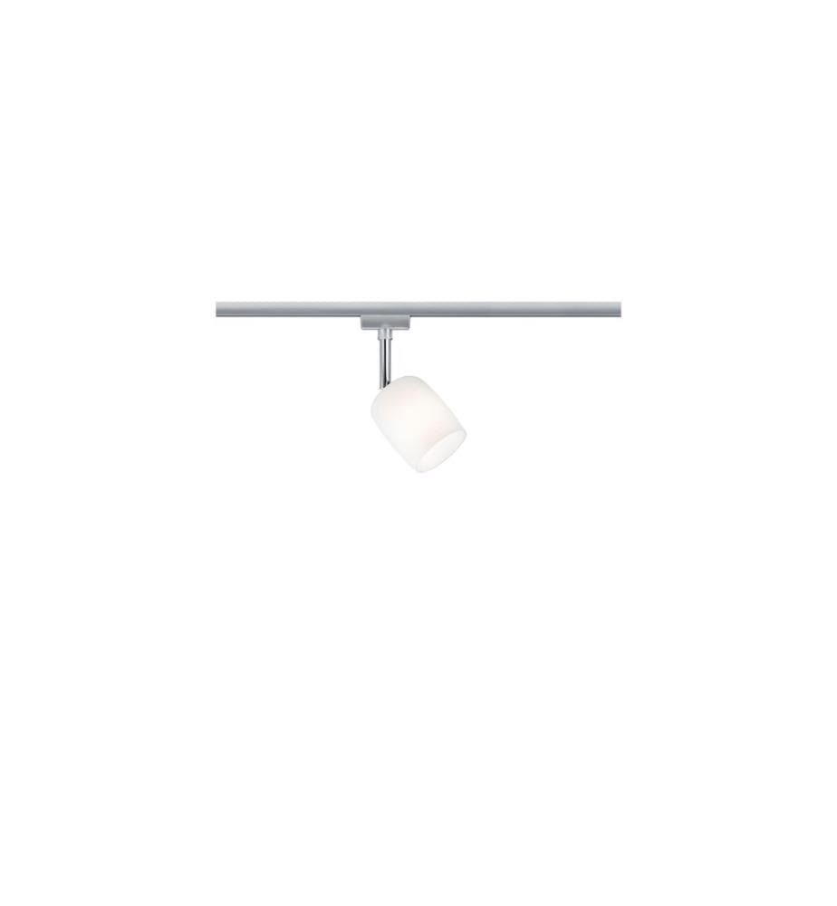 PAULMANN - Spot sur rail URail Blossom, 1 x G9, 10 W, chrome/ satiné
