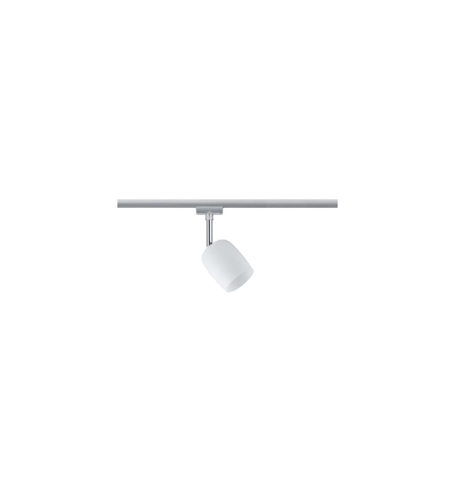 PAULMANN - Spot sur rail URail Blossom, 1 x G9, 10 W, chrome/ satiné