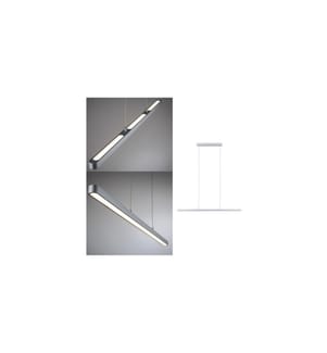 PAULMANN - Lampe suspendue Lento, 42 W, 2700 K, chrome