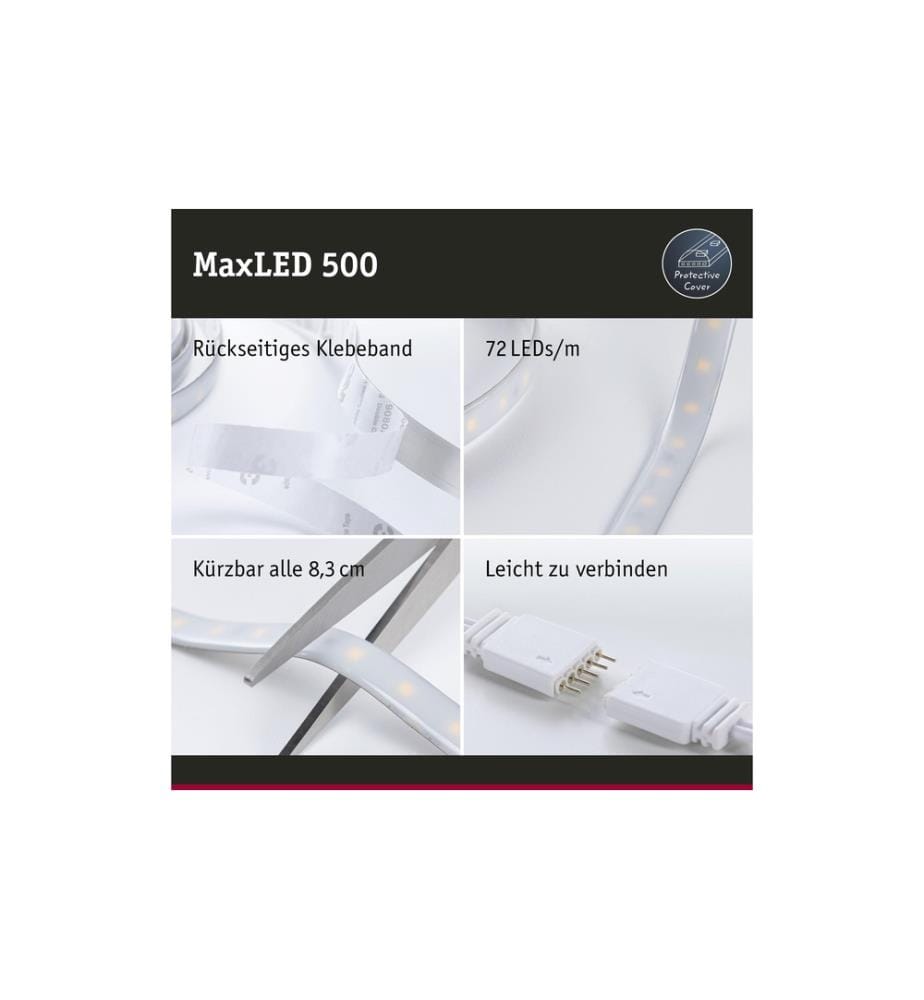 PAULMANN - Bande LED Kit de base MaxLED 500, TW, 5m, ZigBee