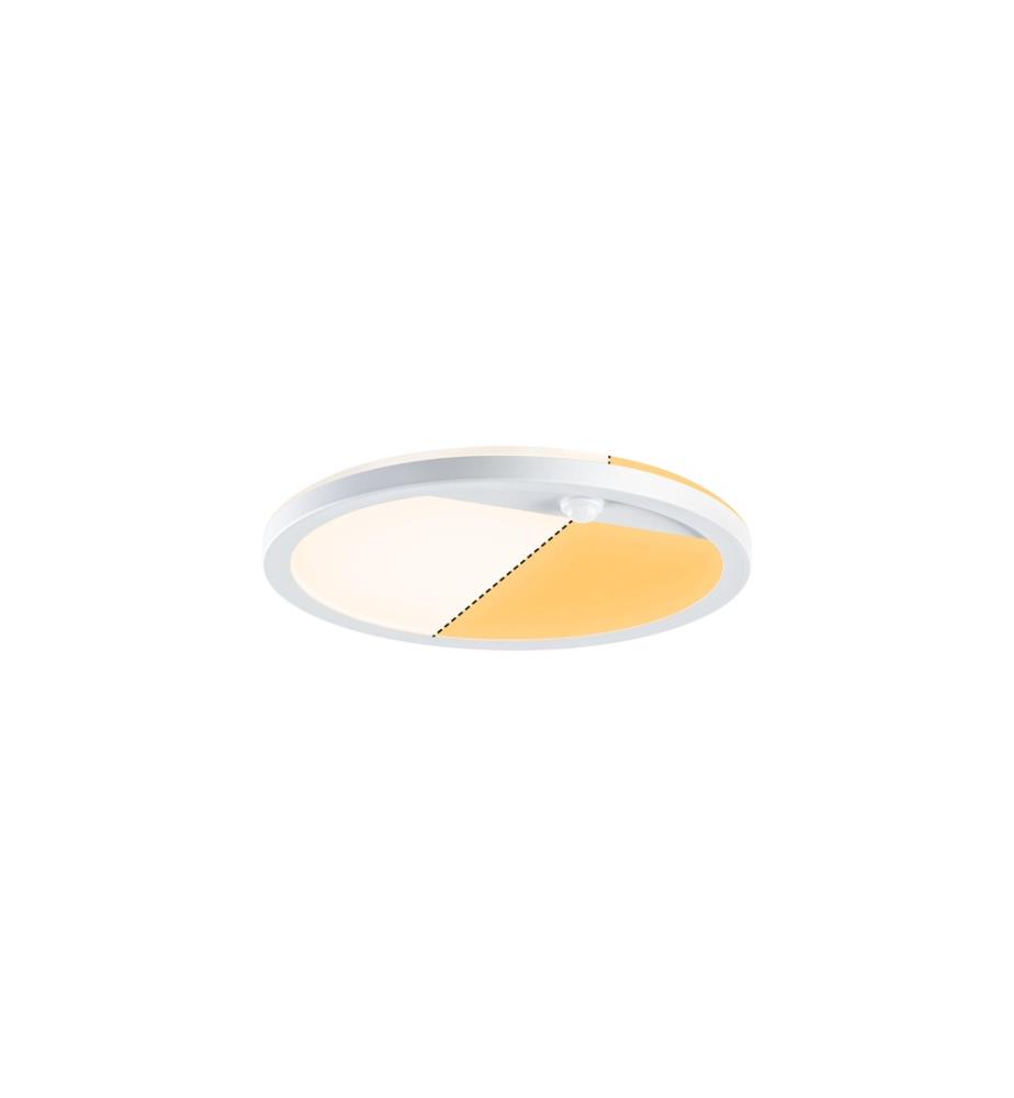 PAULMANN - Lampe murale Lamina, rond, 14W, 2200-3000K, PIR, blanc
