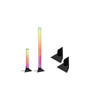 PAULMANN - EntertainLED Pied de support, 132 x 67 mm, Noir, 2 Pièces