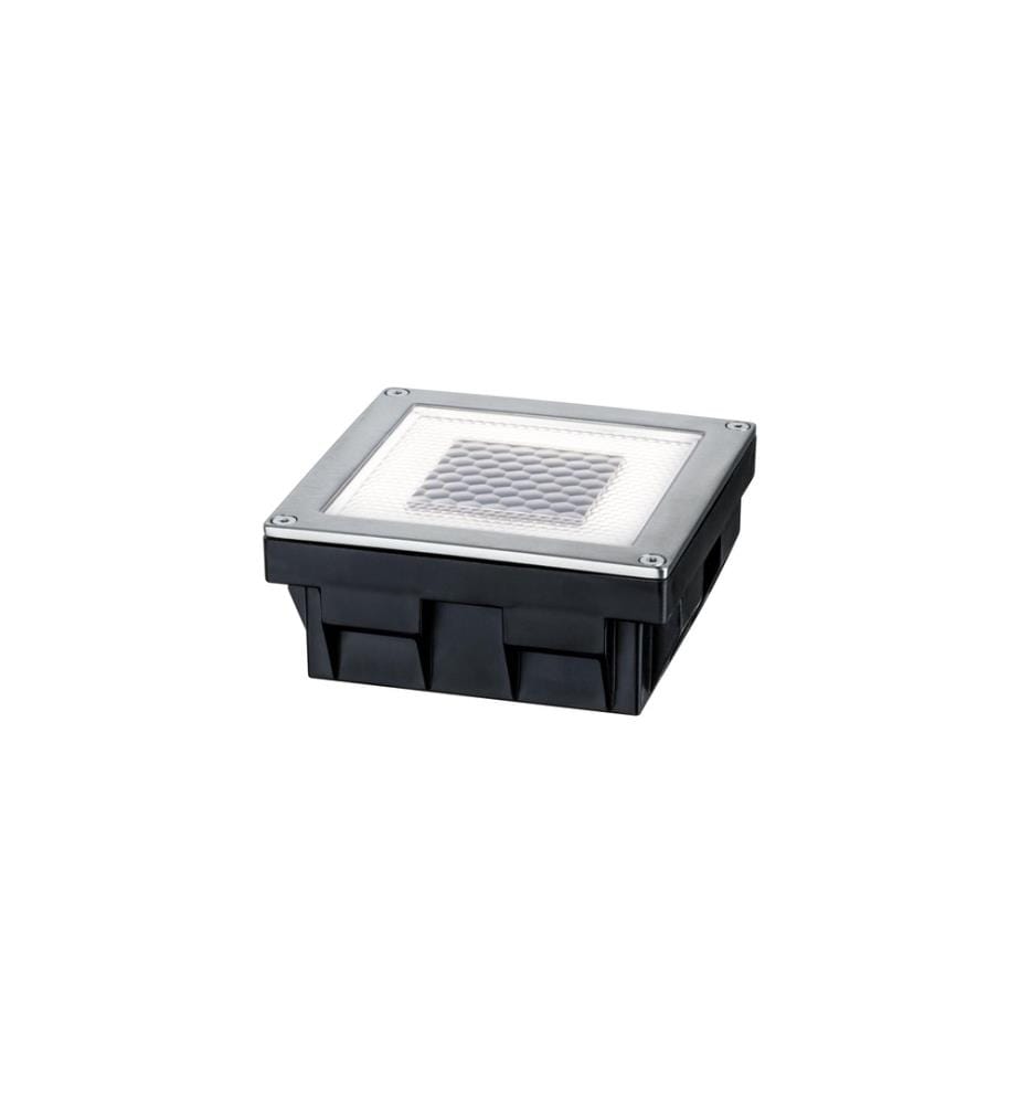 PAULMANN - Wegeleuchte LED Solar Cube, 0.24W, 2700K, Edelstahl