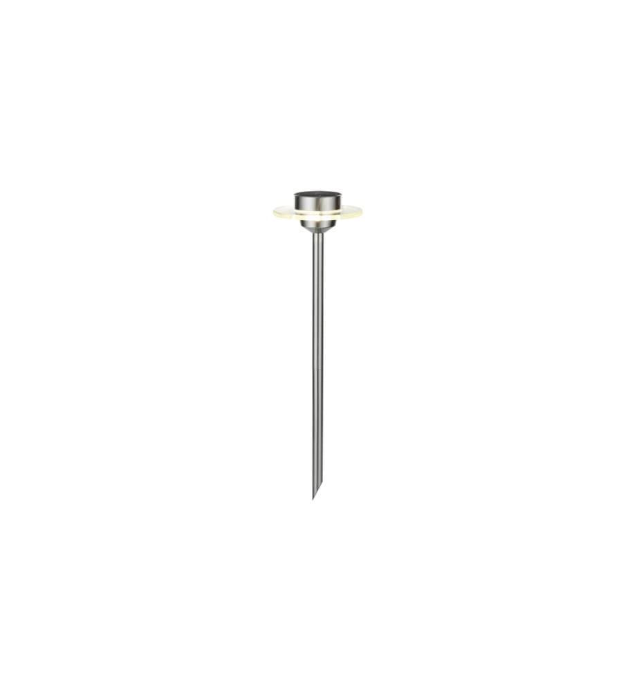 PAULMANN - Sockelleuchte LED Solarspiess Special Ufo, 3000K, Edelstahl