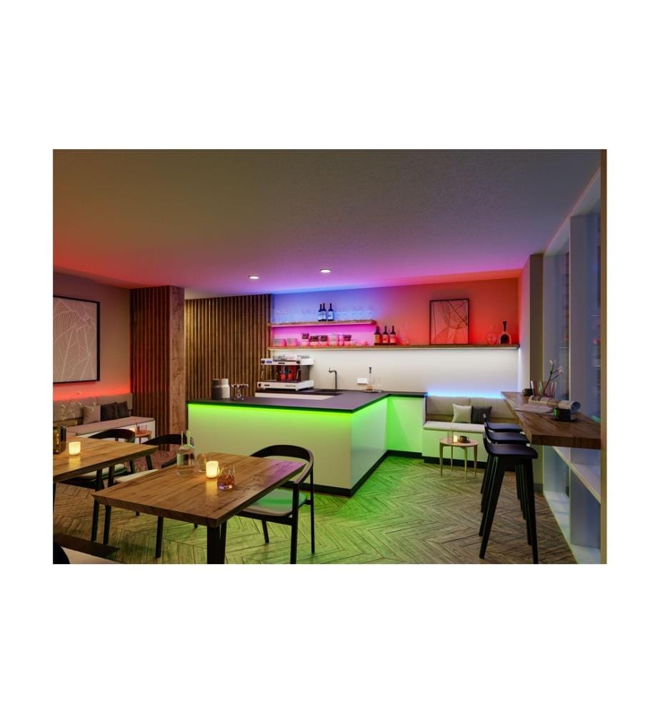 PAULMANN - Pro LED Strip Silver P25 830 5m 75W 300 lm/m 60LEDs/m RGBW