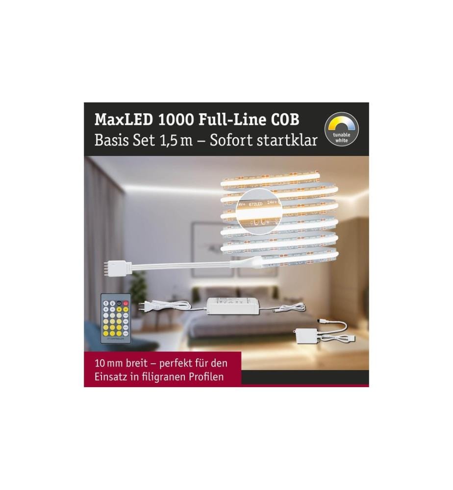 PAULMANN - MaxLED 1000 LED Strip Full-Line COB Basisset