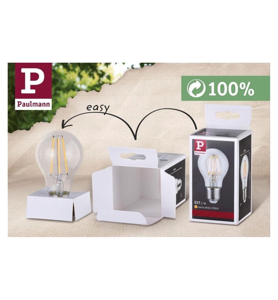 PAULMANN - Floating Shine LED Birne E27 2.2W 1800K Rauchglas