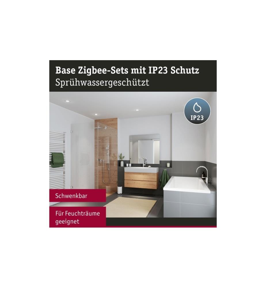 PAULMANN - Lampe encastrée Base Zigbee 3.0