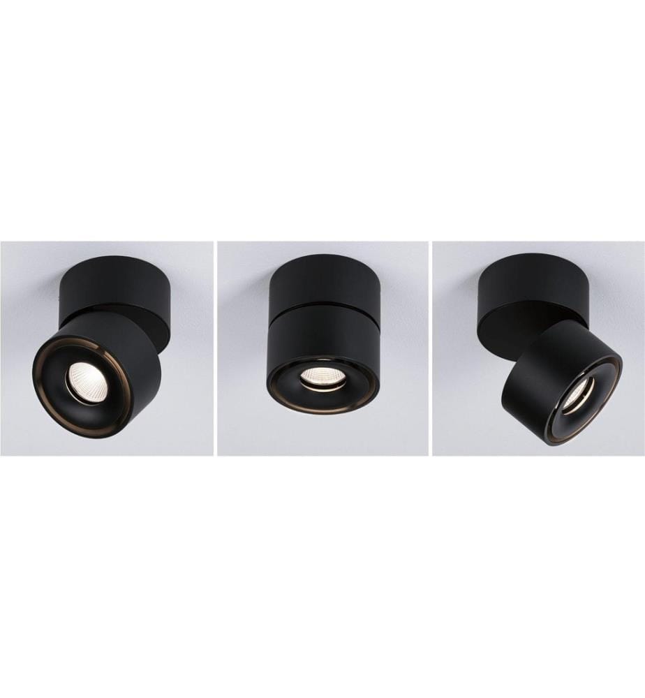 PAULMANN - Plafonnier LED Spircle Noir