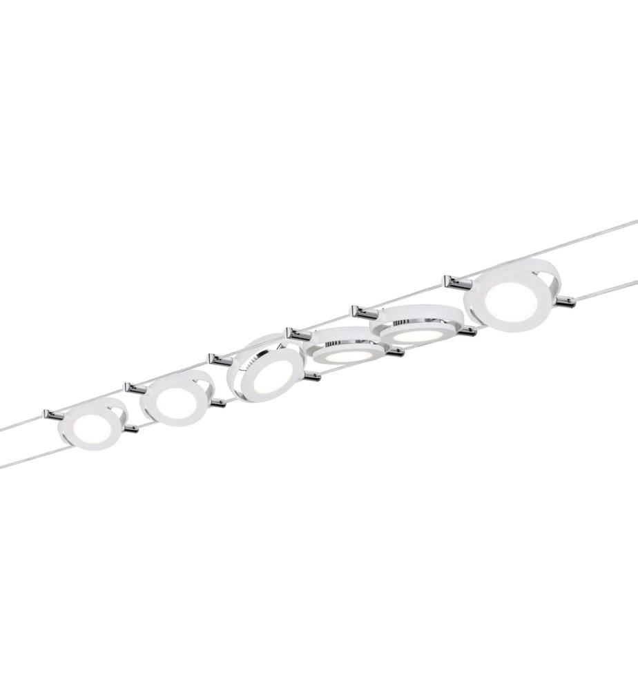 PAULMANN - Système de câble à LED RoundMac Set de base 6 x 200 lm
