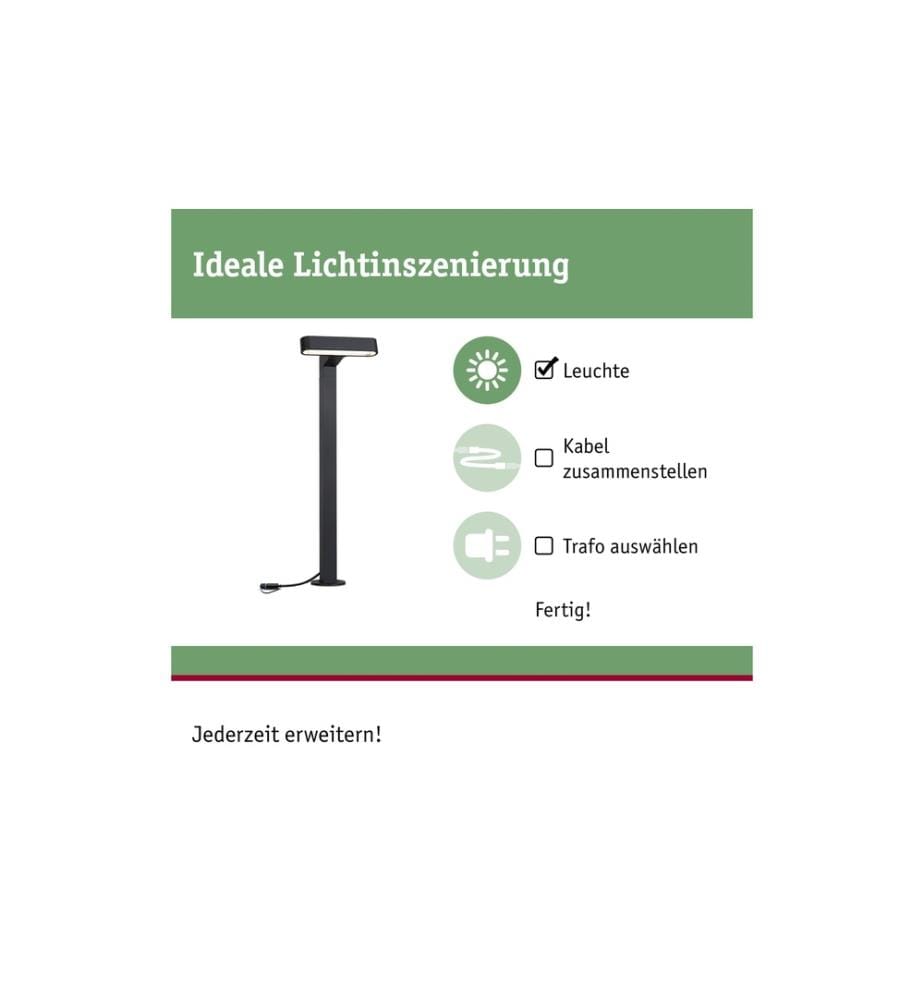 PAULMANN - Wegeleuchte LED Ito Horizontale Ausrichtung