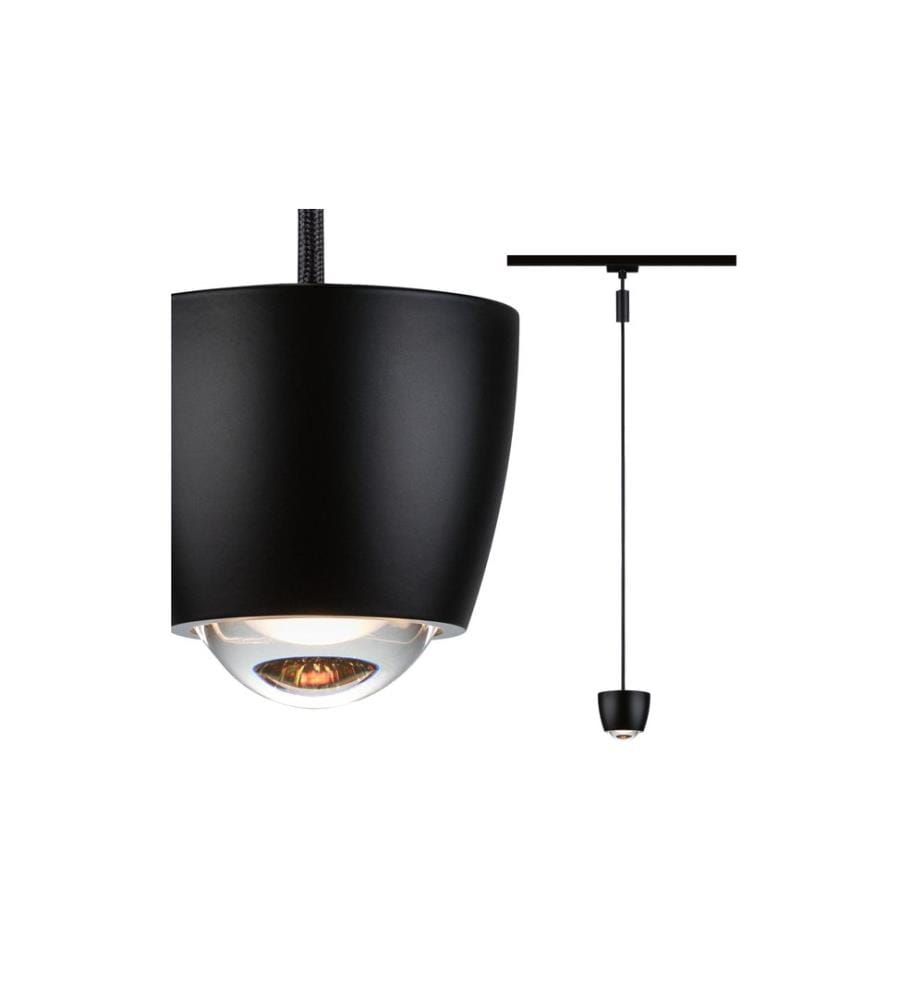 PAULMANN - URail LED Suspension Tyros RGBW Zigbee, 4.5W, noir mat