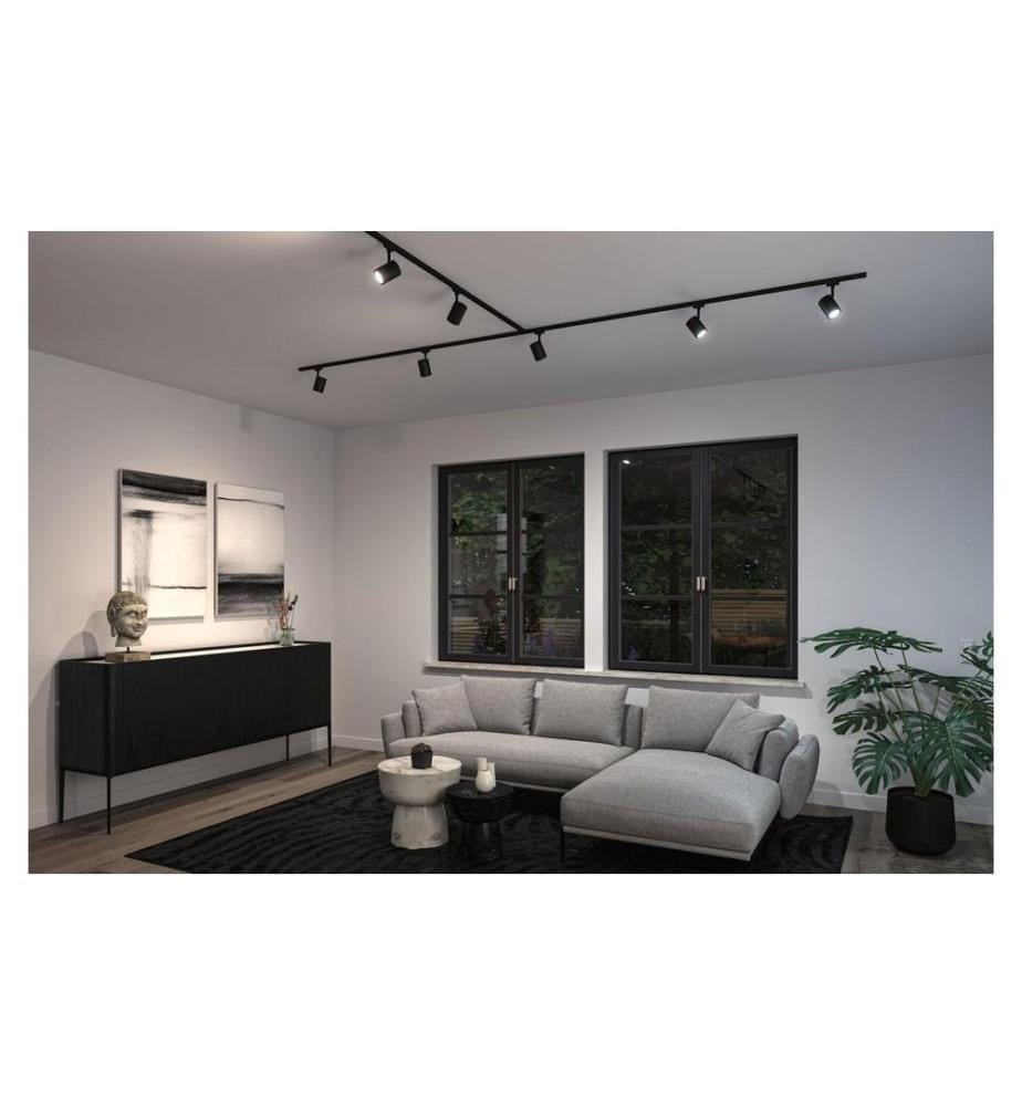 PAULMANN - URail LED Spot sur rail Luxe GU10, RGBW+, noir