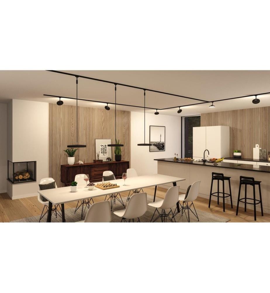 PAULMANN - URail LED Suspension Hildor 15W, 3000K, noir