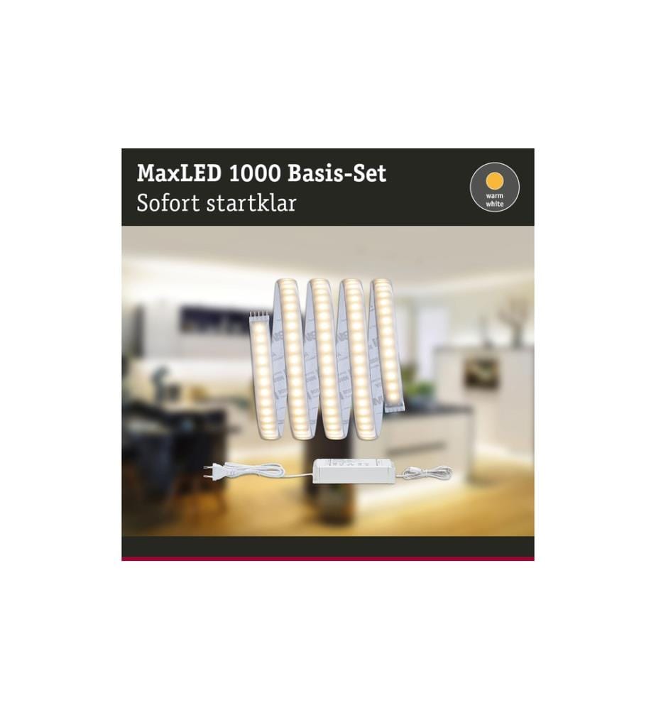 PAULMANN - LED-Stripe MaxLED 1000 2700 K, 1.5 m Basisset