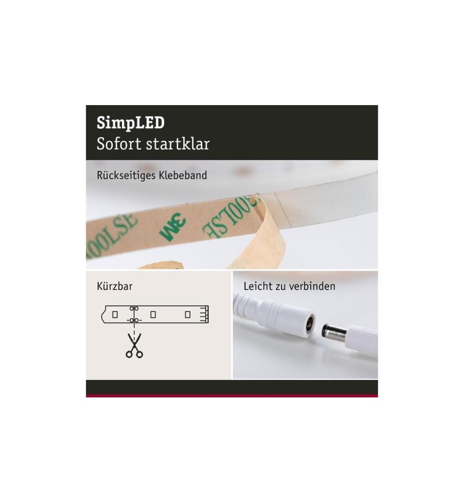 PAULMANN - LED-Stripe SimpLED 6500 K, 5 m Rolle