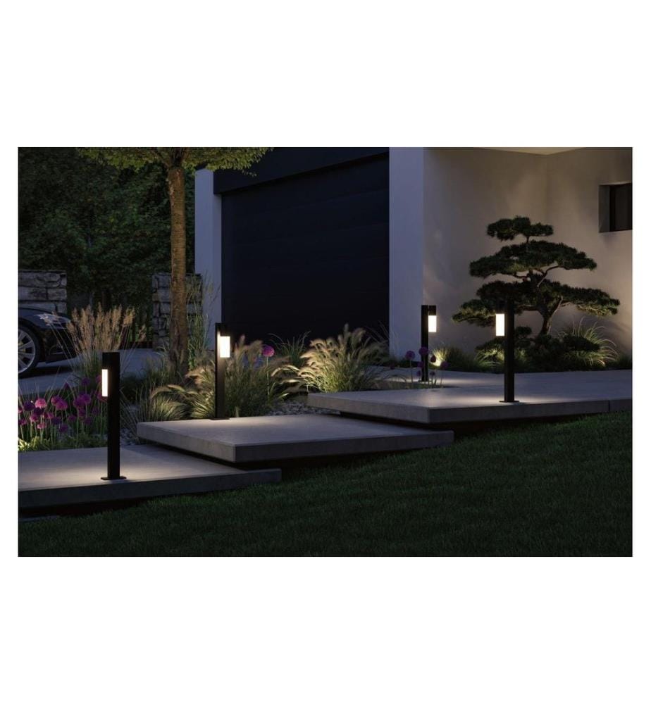Paulmann Sockelleuchte LED Tralia E27, 10W, Anthrazit