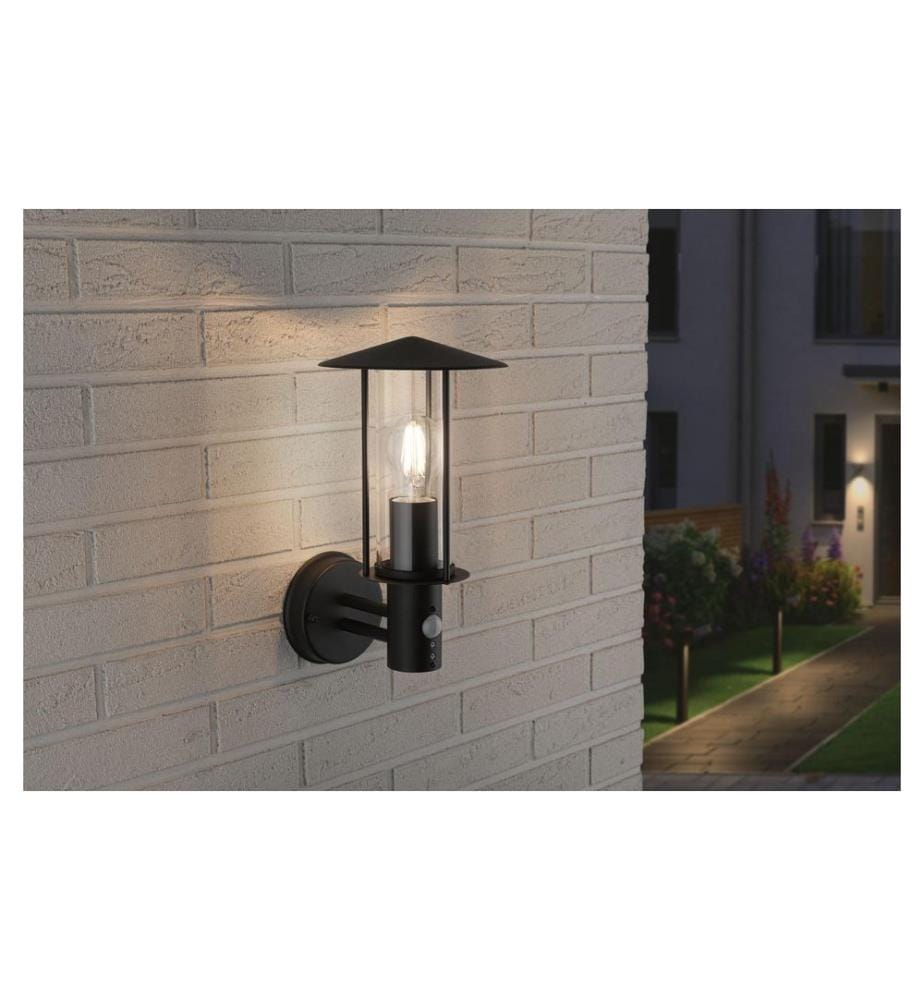 Paulmann Wandleuchte Classic, 1 x E27, 15 W, Dunkelgrau