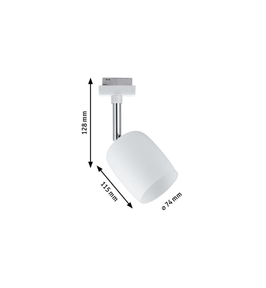 Paulmann Schienenspot URail Spot Blossom, 1 x G9, 10 W, Weiss