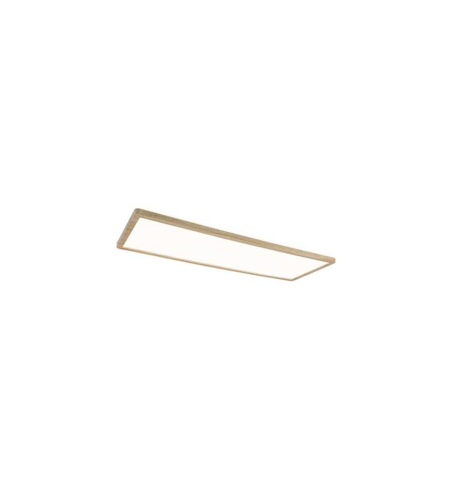 Paulmann Panneau LED Atria Shine IP44 carré 560 x 200 mm imitation bois