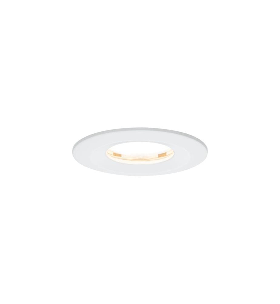 Paulmann Spot encastré Nova Plus Coin fixe, 1 x 6 W, 2700 K, Blanc