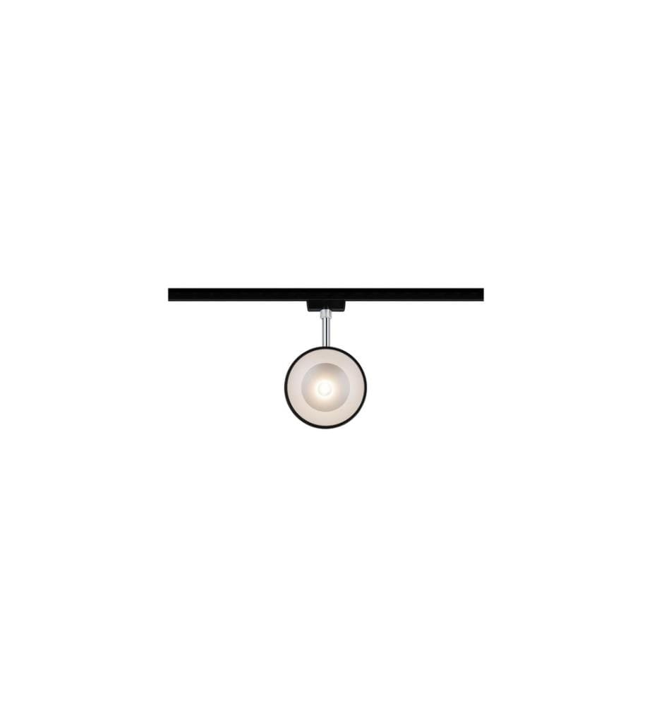 Paulmann Spot LED sur rail URail Arena, 14 W, 2700 K, Noir/Chrome