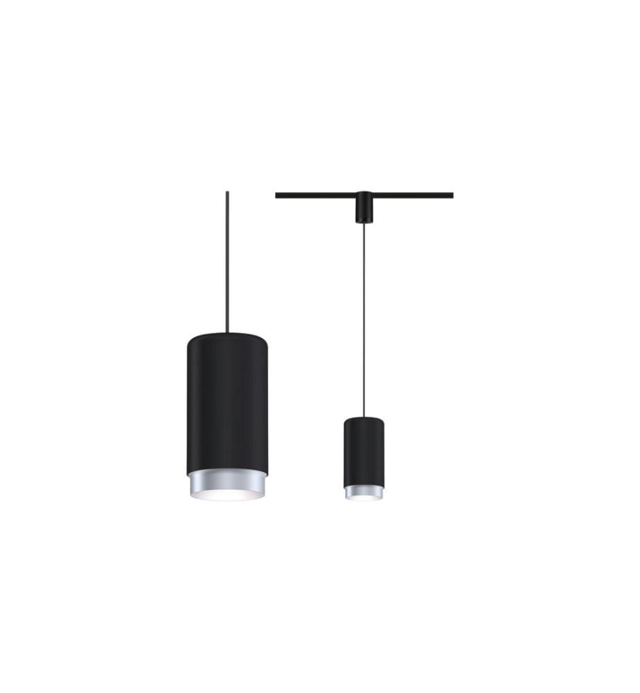 Paulmann Suspension URail Corus, 1 x E27, 50 W, Noir