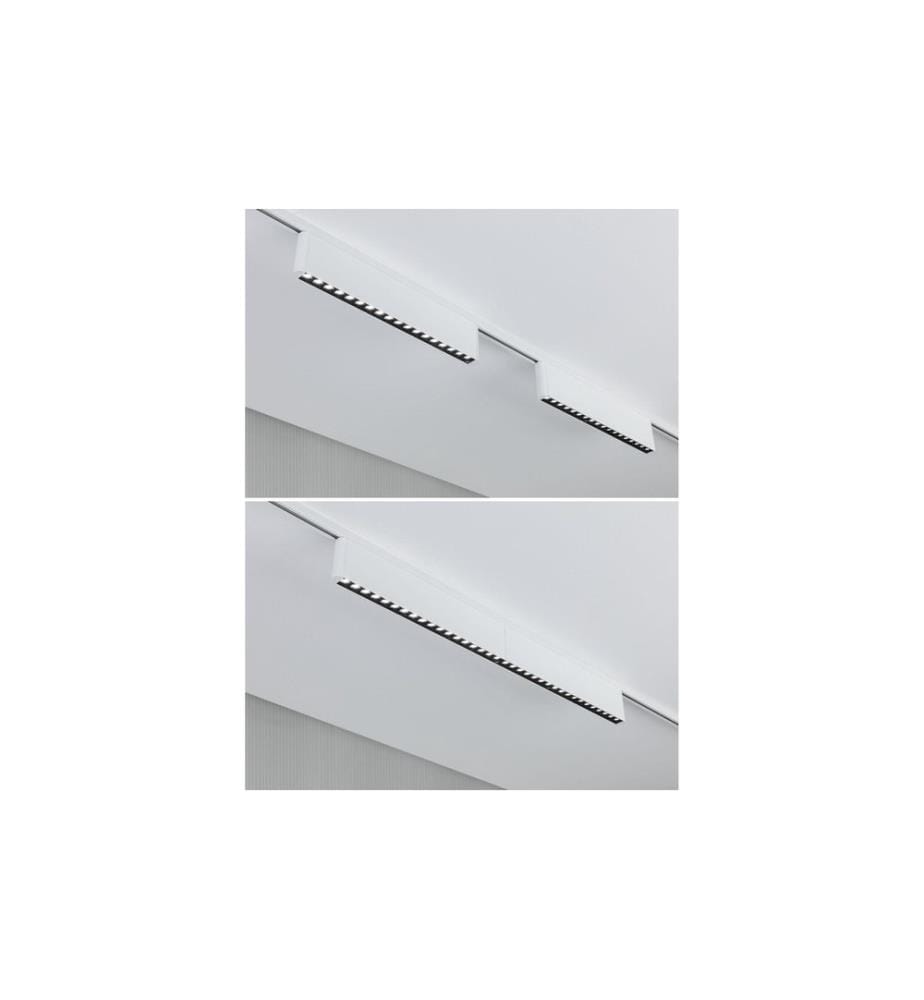 Paulmann URail barre lumineuse LED Zelos 10W, 4000K, blanc signal