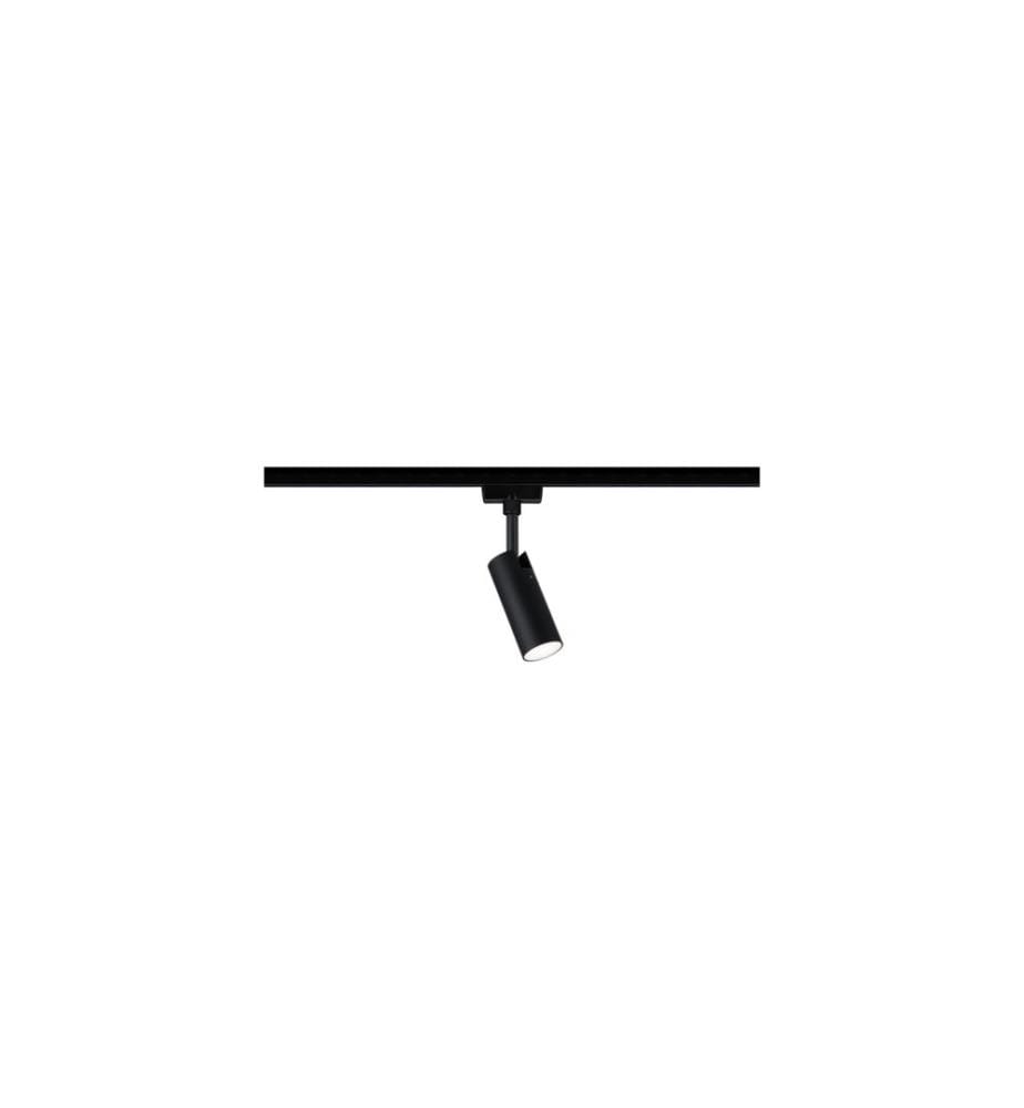 Paulmann Spot de rail LED URail Tubo, 5 W, 4000 K, noir