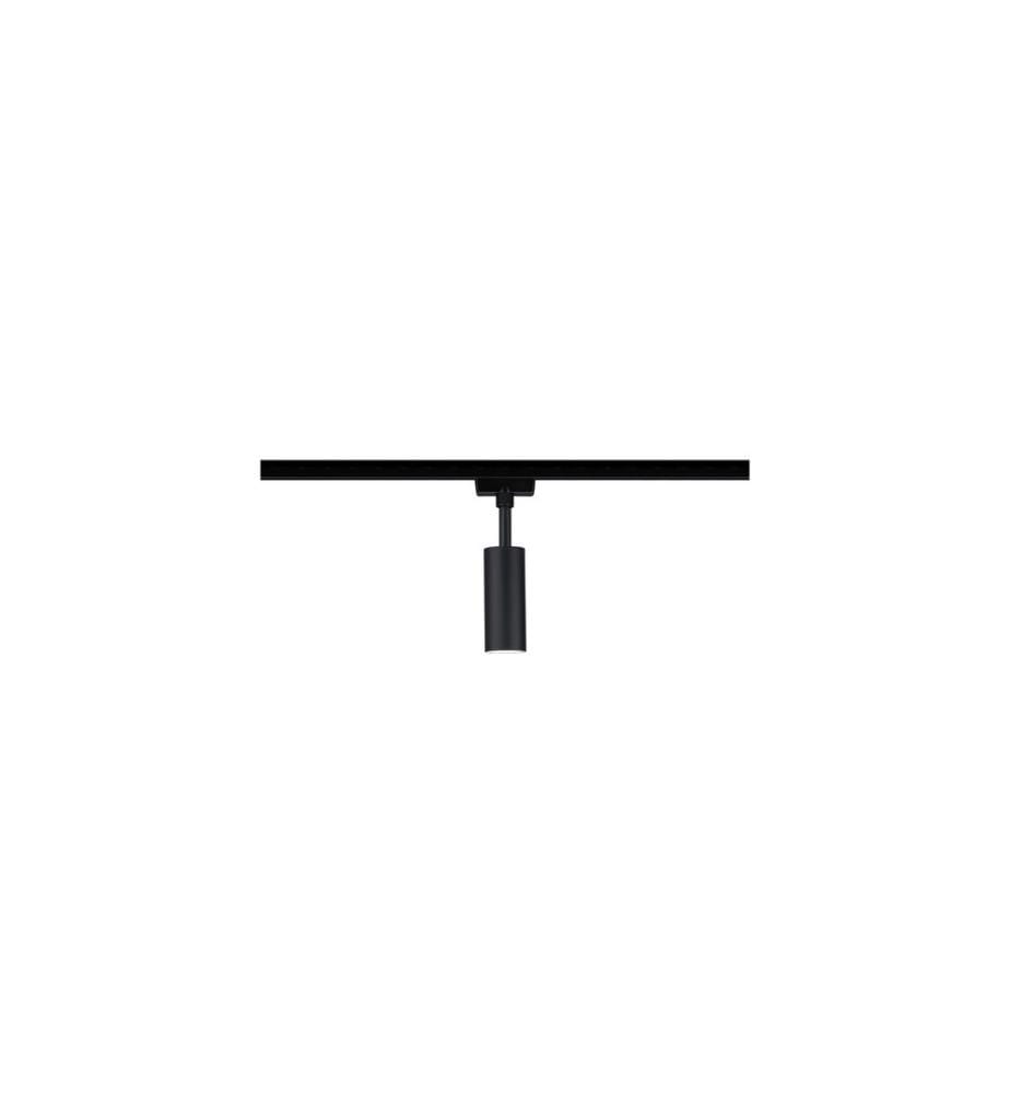 Paulmann Spot de rail LED URail Tubo, 5 W, 4000 K, noir