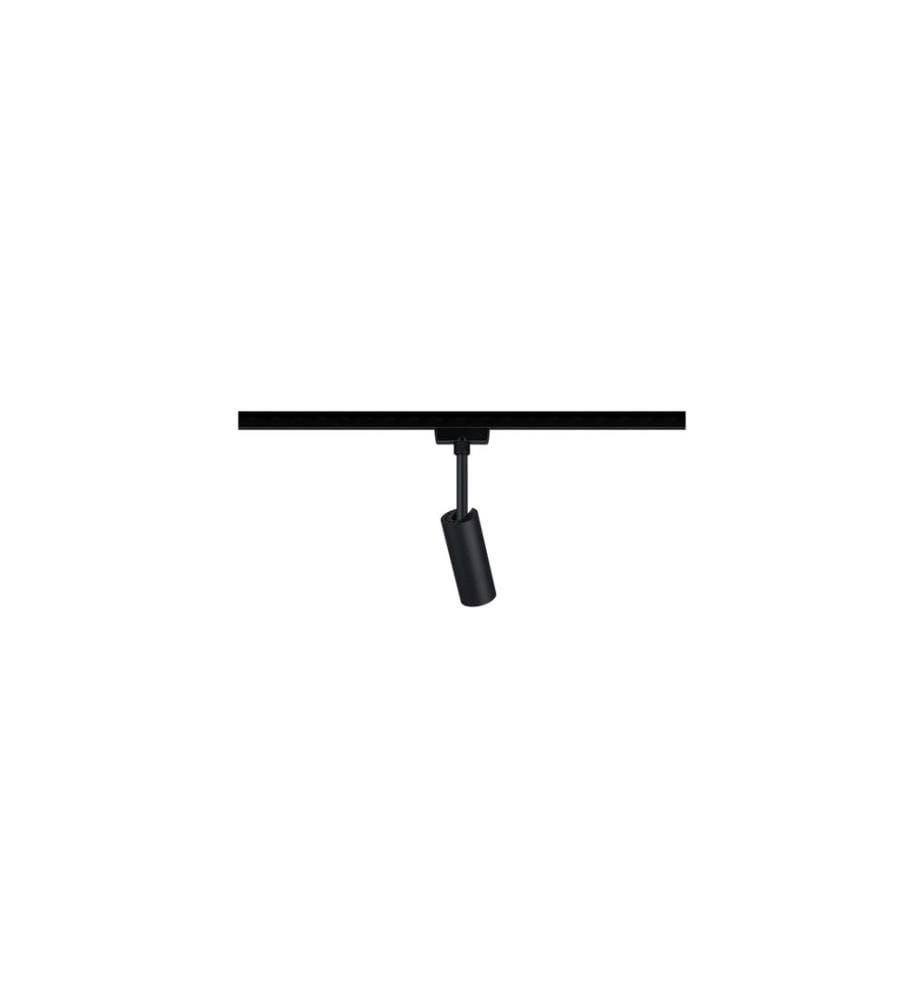 Paulmann Spot de rail LED URail Tubo, 5 W, 4000 K, noir