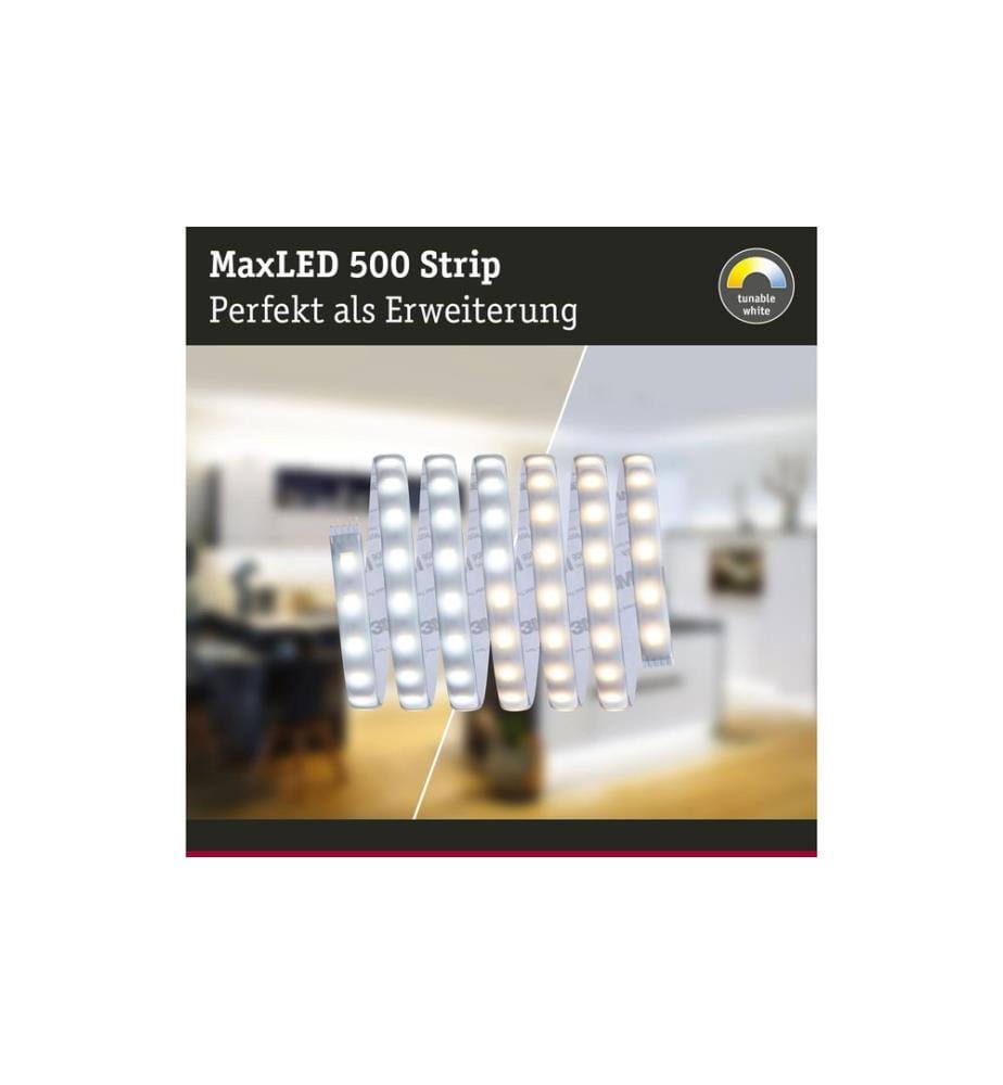 Extension de bande LED Paulmann MaxLED 500 Tunable White, 2,5 m