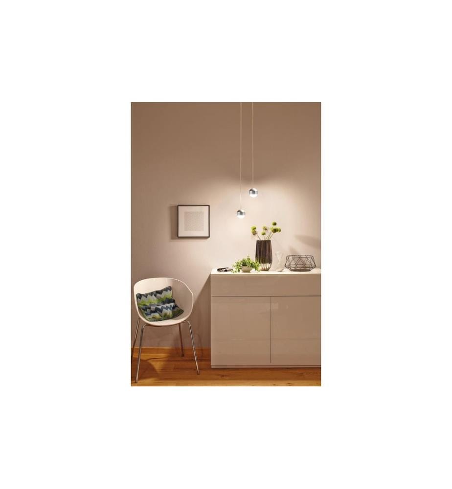 Suspension LED Paulmann URail Capsule II, 6 W, 2700 K, Chrome