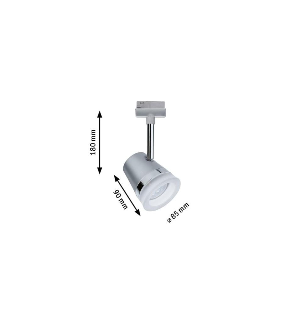 Paulmann Schienenspot URail Spot Cone, 1 x GU10, 10 W, Chrom