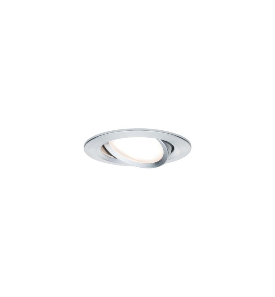 Paulmann Spot encastrable Nova Plus Coin Set, 3 x 6 W, 2700 K, Argent
