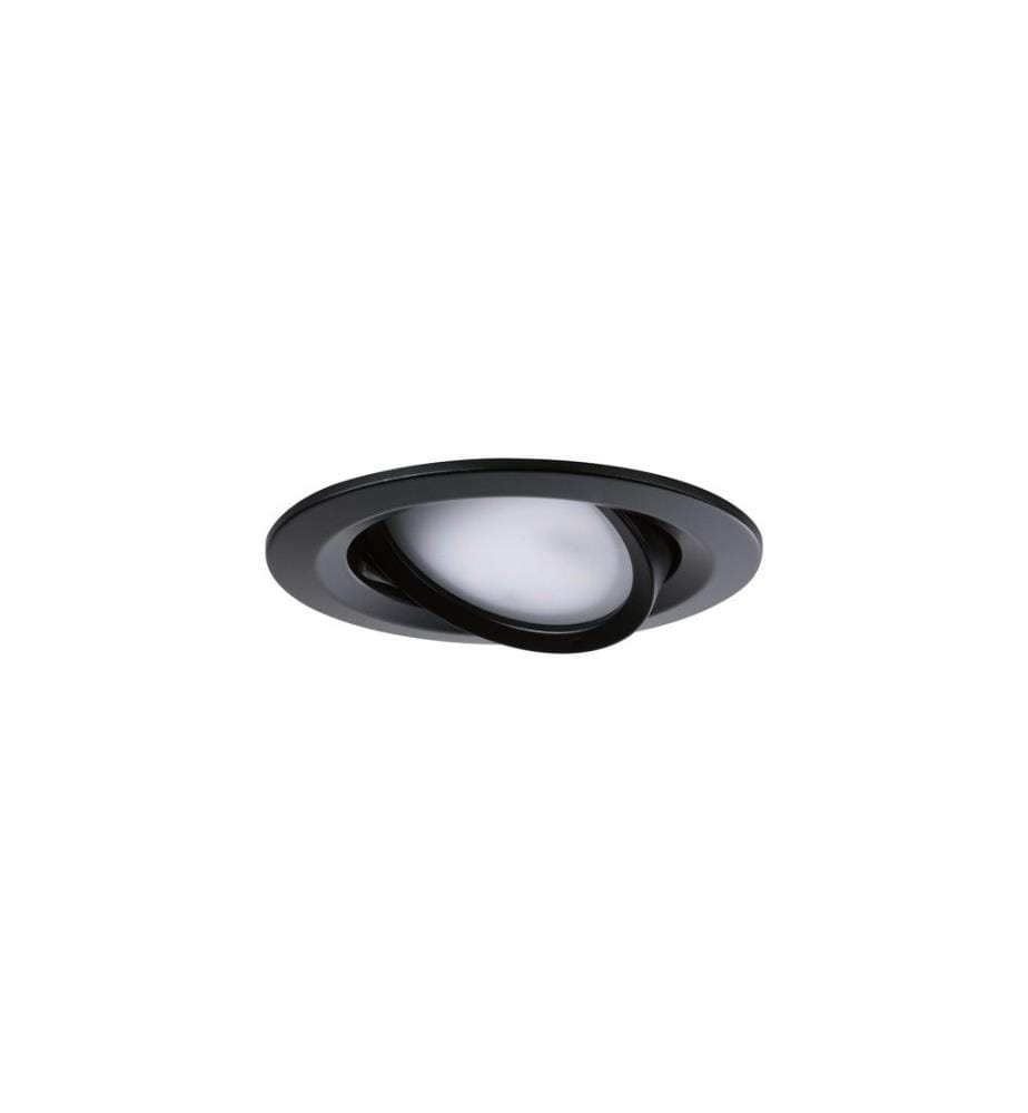 Set de spots encastrables Paulmann Nova Coin 3-Stepdim, 3 x 6 W, 2700 K, noir