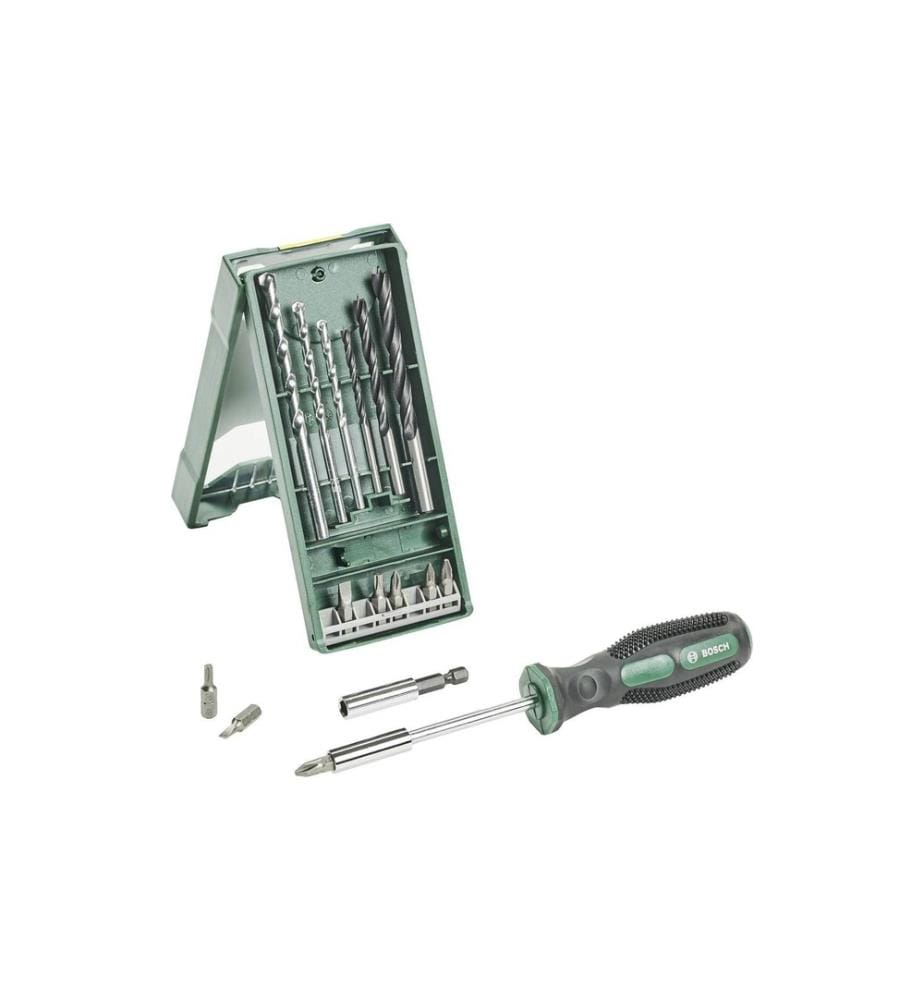BOSCH - Kits de forets et de bits Mini X-Line, 15+1 pièces