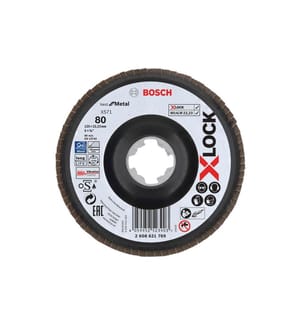 BOSCH - Professional Disque à lamelles X-LOCK G80 X571, 125 mm
