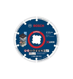 BOSCH - Professional Disque métallique diamanté X-LOCK 125 mm