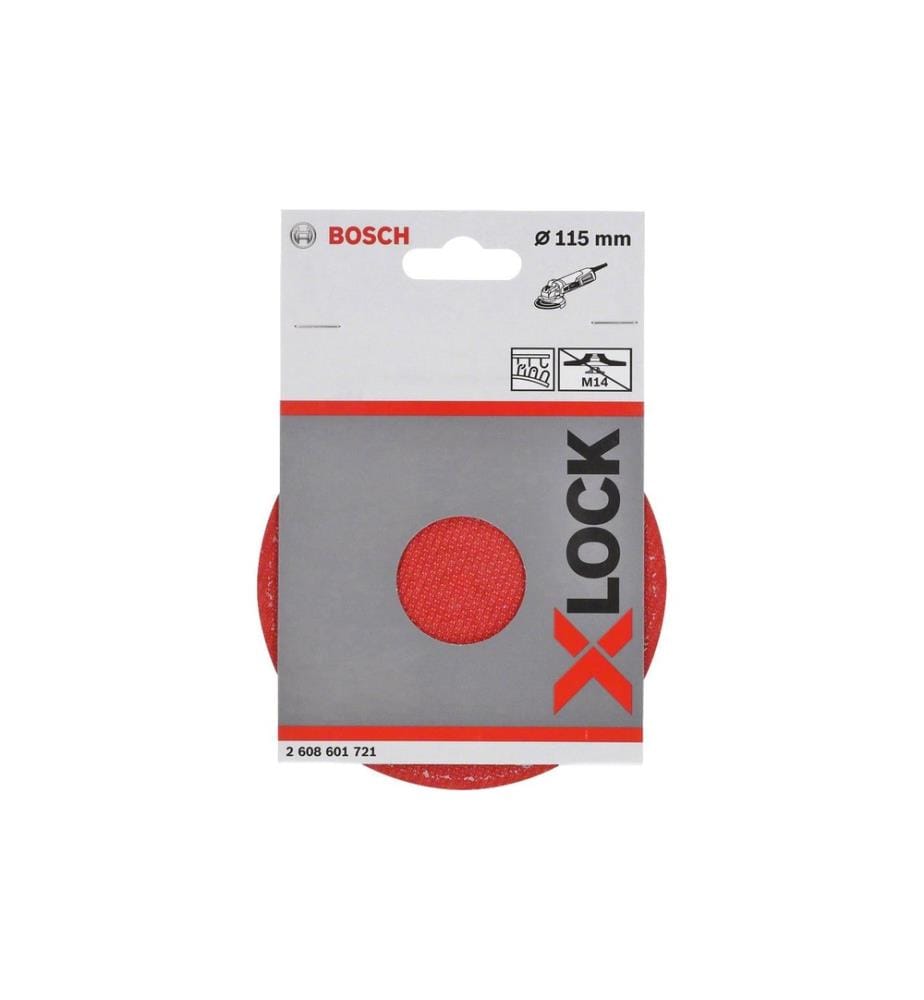 BOSCH - Professional Stützteller X-LOCK 115 mm, Klettverschluss