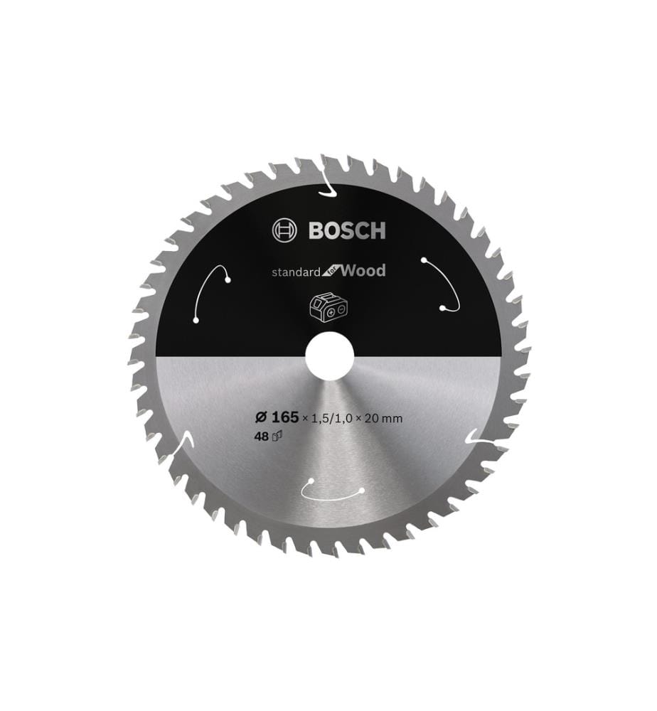 BOSCH - Professional Lame de scie circulaire Standard for Wood Ø 165, Z 48